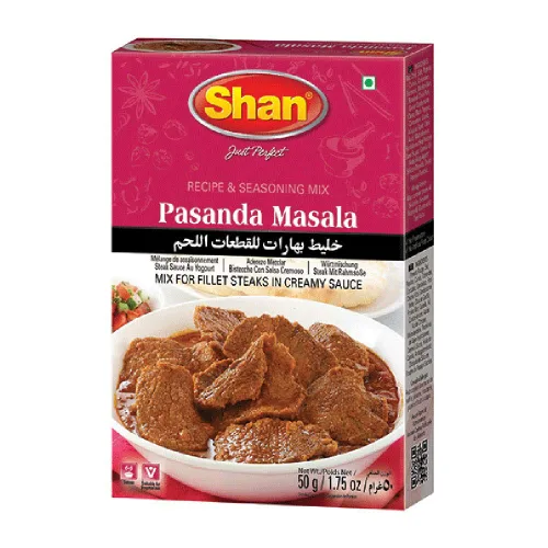 Miniatura 72 de Shan Korma Recipe and Seasoning Mix 1.76 oz (50g) - Spice Powder for Traditional Meat in Yogurt Sauce - Suitable for Vegetarians - Airtight Bag in a