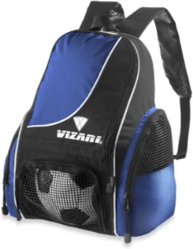 Miniatura 14 de Mochila de fútbol Solano de Vizari con compartimento para balón, bolsillo ventilado para balón y bolsillos de carga laterales de malla para adultos