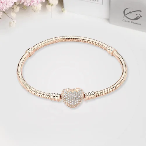Miniatura 4 de Pulsera de serpiente de plata esterlina S925