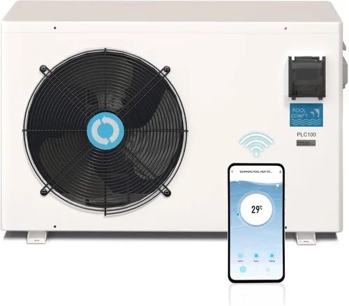Miniatura 9 de POOLCOMFT 22462 BTU - Bombas de calor para piscina, calentador eléctrico de piscina para piscinas sobre el suelo y enterradas de 7000 galones