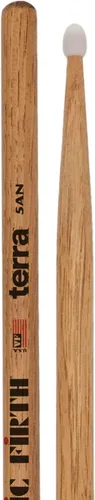 Miniatura 2 de Vic Firth 5ATN Terra - Baquetas de madera, punta de nailon, paquete de 4 pares
