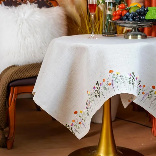 Miniatura 5 de ARTABLE Mantel pequeño de encaje de macramé de otoño y Navidad, para Acción de Gracias, al aire libre, granja, rústico, cocina, fiesta, cumpleaños