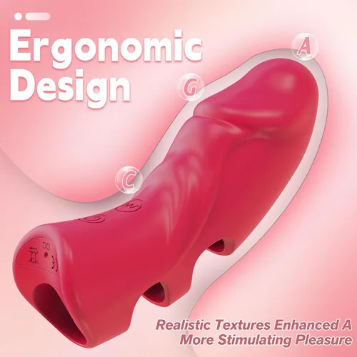 Miniatura 3 de Vibrador de dedo mini juguete sexual para mujeres, vibrador de punto G, estimulador de clítoris con 5 vibraciones, vibrador de bolsillo silencioso