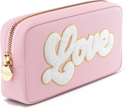 Miniatura 11 de BE MINE - Bolsa de maquillaje de San Valentín, bolsa de viaje para cosméticos y neceser, bolsa de nailon con cremallera, lindo organizador