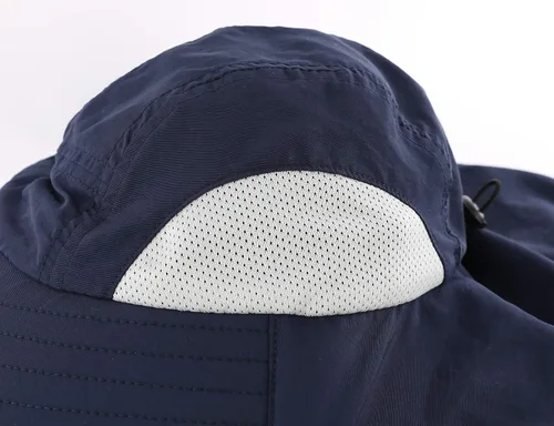Miniatura 3 de Connectyle Sombrero de sol con ala grande con protección UV y solapa para el cuello L