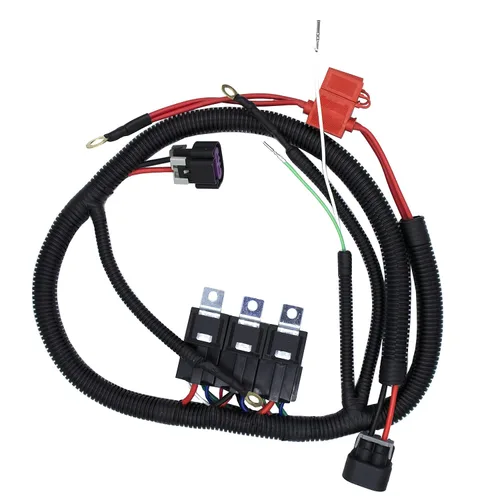 Miniatura 3 de Arnés de cableado eléctrico de doble ventilador para GM 1999-2006 ECU Control Kit de arnés de cable de ventilador de refrigeración eléctrica
