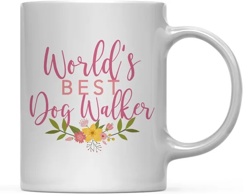 Miniatura 40 de Andaz Press Taza de café de 11 oz, regalo de broma de la mejor abbuela del mundo, diseño floral, paquete de 1