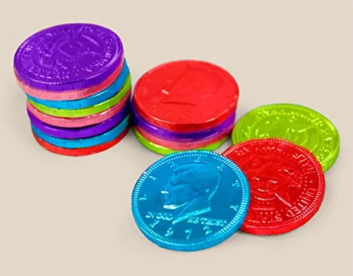 Miniatura 2 de Monedas de chocolate con leche 2lbs - Fichas de Casino