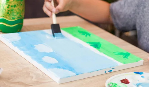Miniatura 6 de Rodillo de pintura, pinceles de esponja, repuesto de espuma de alta densidad de 2 pulgadas, kit de rodillo de pintura de acabado pequeño y fino