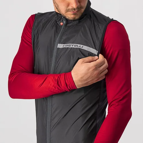 Miniatura 3 de Castelli Chaleco elástico de ciclismo Squadra para ciclismo de carretera y grava ciclismo