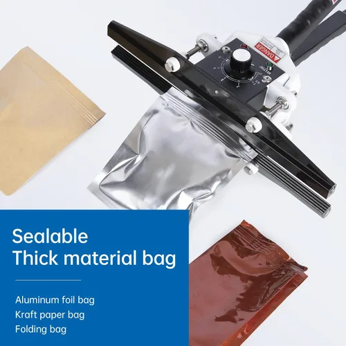 Miniatura 5 de Máquina selladora térmica portátil de mano R-PACK FKR-200, 8 pulgadas, para bolsa de aluminio, bolsa de Kraft, Mylar