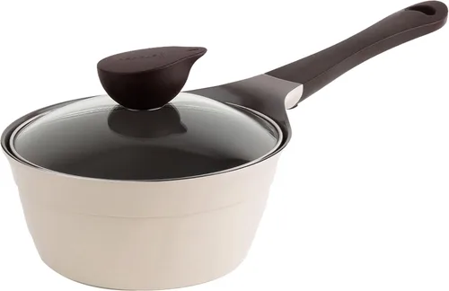 Neoflam Calentador de mantequilla de 1.9 cuartos de galón para hervir leche, olla de fusión, revestimiento antiadherente de cerámica saludable