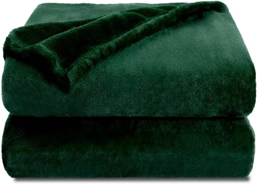 Miniatura 57 de NANPIPER manta decorativa gruesa y ultrasuave de microfelpa, para todas las estaciones, manta peluda de microfibra prémium para sofá y sillón, Coral