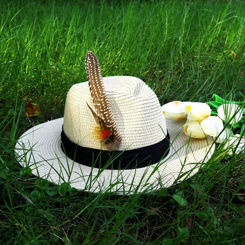Miniatura 8 de Plumas de sombrero 10 estilos naturales surtidos de plumas para sombreros Fedora, accesorios para manualidades, sombreros de vaquero occidental