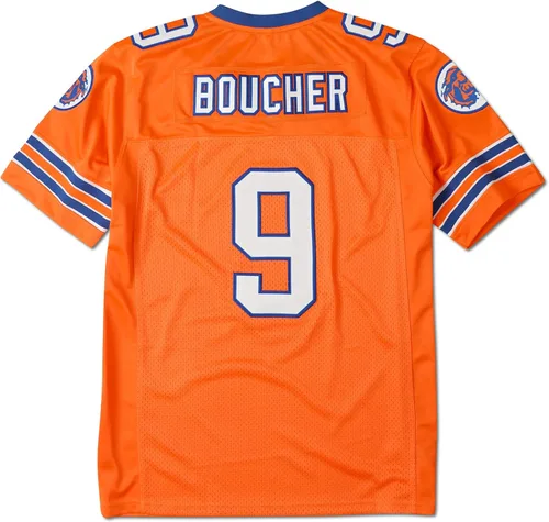 Miniatura 8 de Camiseta de fútbol de los años 90 para fiesta, Bobby Boucher #9 The Waterboy Sandler 50th Anniversary Movie Football Jersey