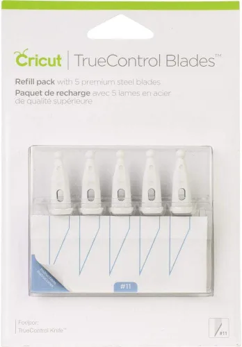 Cricut Cuchillas de Repuesto para Cuchillo TrueControl - Paquete de 5