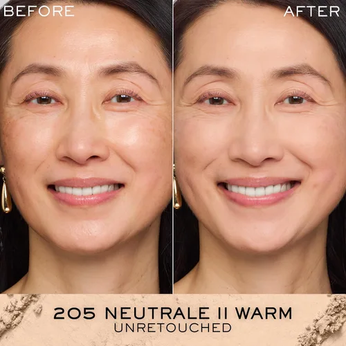 Miniatura 3 de Lancôme Base en polvo de doble acabado: acabado natural, cobertura transparente a completa, base de polvo de larga duración, controla el brillo 205