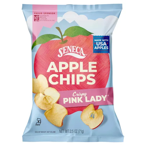 Miniatura 3 de Seneca Pink Lady Chips de Manzana Hechos de Manzanas Pink Lady Recién Cosechadas Huertos del Valle de Yakima Recogidos Estacionalmente