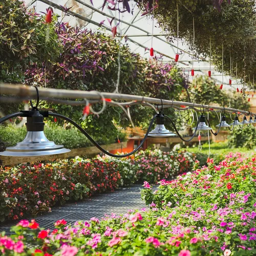 Miniatura 7 de Luces LED de cultivo para invernadero, 12 luces impermeables, luz de crecimiento de plantas de espectro completo, luces de cultivo de invernadero