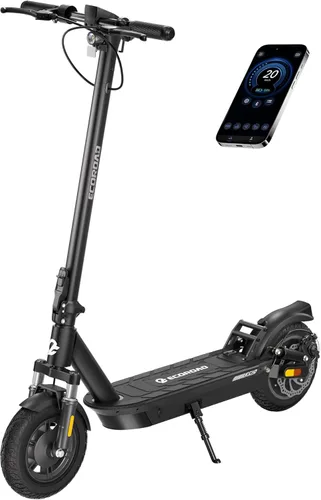 ECOROAD EC10 Electric Scooter for Adults, 750W Motor & 25 MPH & 35 Miles Long Range, 10" Tires with Dual Suspension, Foldable Commuting E Scooter