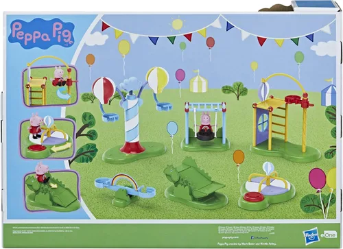 Miniatura 4 de Peppa Pig Peppa's Adventures Peppa's Balloon Park - Juguete preescolar, juego perfecto para rellenar cestas de Pascua, juguetes de gran regalo