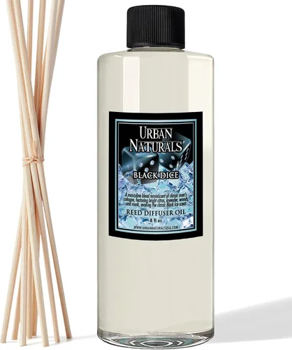 Miniatura 76 de Urban Naturals Recambio de aceite difusor de varillas ámbar y lavanda, lavanda relajante, ámbar cálido, aroma calmante para habitación, 4 onzas +