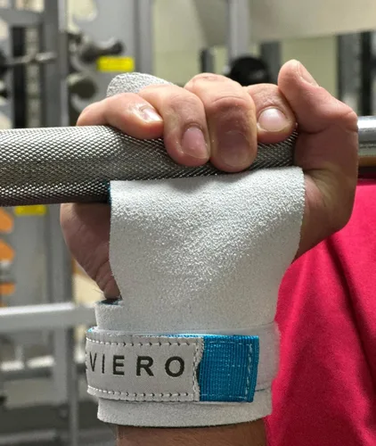 Miniatura 3 de Woddies - Puños de gimnasia para crossfit, dominadas, levantamiento de pesas, cuero suave, ajuste cómodo, agarre WOD duradero para adultos