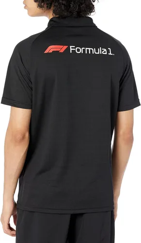Miniatura 2 de Ferrari Scuderia F1 - Polo para hombre, diseño de bandera italiana, color negro y rojo