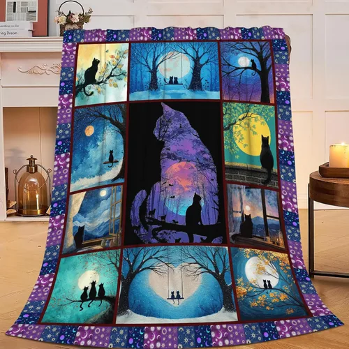 Miniatura 215 de Manta de Foca del Océano, Regalos de Focas para Niños, Niñas, Adultos, Mujeres y Hombres, Suave, Acogedora, Cálida, Felpa Esponjosa, Mullida