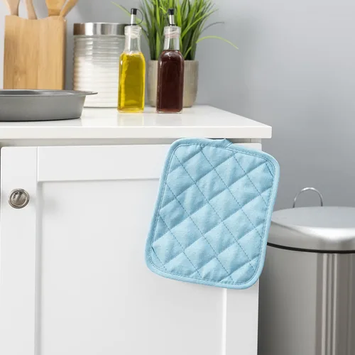 Miniatura 7 de American Linen Soportes para ollas, almohadillas calientes, almohadillas de mesa para cocina y mesa de comedor, antideslizante, resistente al calor