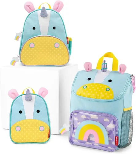 Miniatura 6 de Skip Hop - Mochila para preescolar, colección Zoo, para niños pequeños de 3 a 4 años, diseño de unicornio