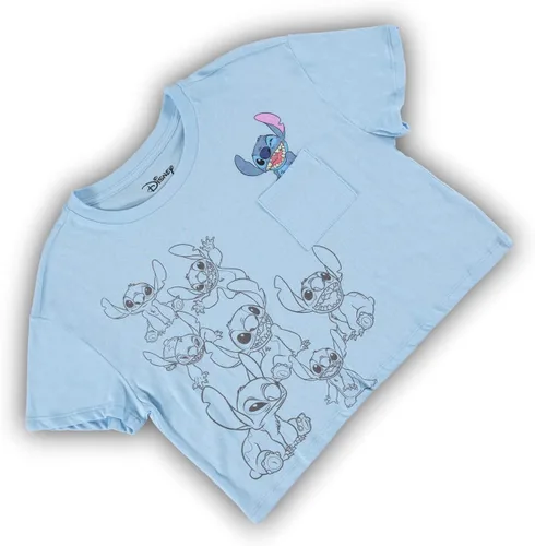 Miniatura 6 de Disney Camisa Lilo and Stitch para mujer, camiseta corta clásica Lilo and Stitch Lilo and Stitch