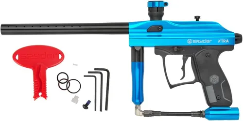 Kingman Spyder Xtra - Pistola de paintball semiautomática Azul satinado
