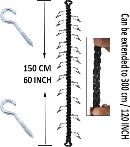 Organizador de tapas de cadena de almacenamiento, soporte para gorras, sistema de gorras, organizador de gorras de béisbol con 20 clips de acero