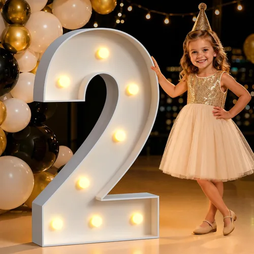 Miniatura 56 de Mixifox Letras V de marquesina de 3 pies, letras grandes iluminadas de 3 pies de alto con luces, letra grande para boda, compromiso, graduación