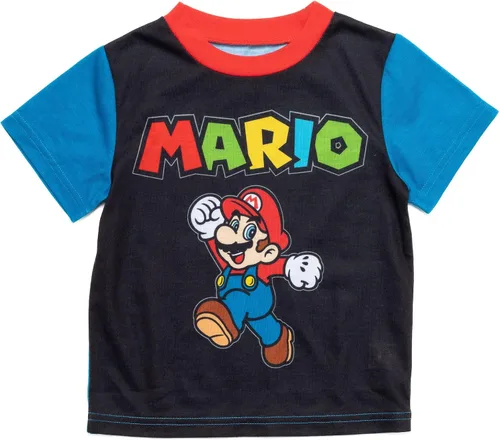 Miniatura 2 de SUPER MARIO Nintendo Mario and Luigi - Conjunto de pijama y pantalones para dormir para niños pequeños