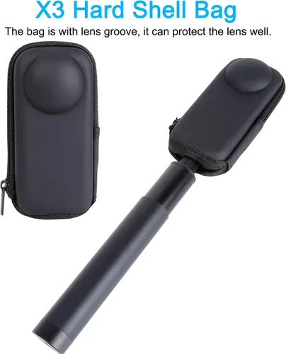 Miniatura 5 de PellKing Kit de accesorios de protección de cámara para Insta360 X3, Insta 360 X3, incluye protector de lente/cubierta protectora