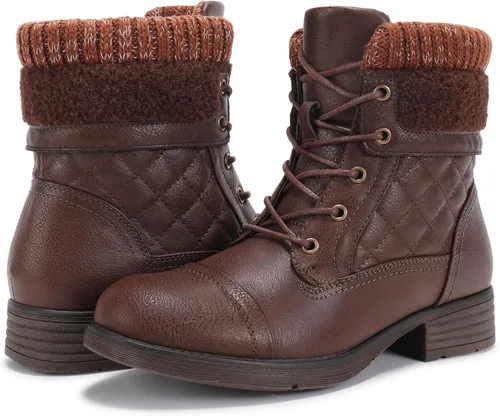 Miniatura 58 de STQ Botas de combate con cordones para mujer