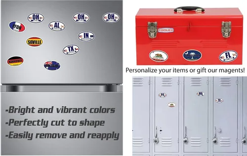 Miniatura 4 de (x4) Look Away While I Fix This Locker Magnet/Nevera Magnet/Label Lunch Tool Box Motorcycle