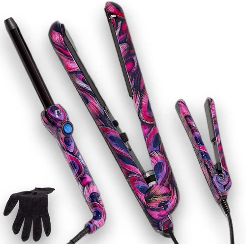 Miniatura 10 de PYT Lola Tool Kit 1.25 Plancha Plana 1 Varita Curling 0.748 in 1 Mini Plancha De Pelo