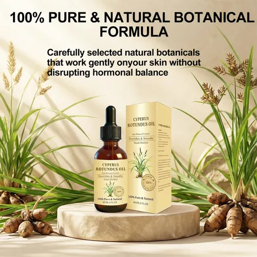 Miniatura 2 de Aceite Cyperus Rotundus para depilación, aceite natural Cyperus Rotundus para reducir el crecimiento no deseado del cabello, calmante e hidratante