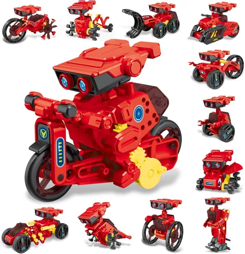 Jiakora STEM 12 en 1, juguetes de robots educativos para niños de 8 a 12 años, kits de juguetes educativos de ciencia para niños, conjunto de