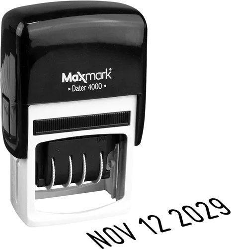 Miniatura 12 de MaxMark Sello de fecha autoentintado 2000 Dater - Azul