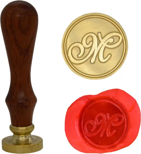 Miniatura 19 de Wax Seal Stamp Letter A-Z, Alphabet Initial Sealing Stamp for Christmas & Thanksgiving Cards, Wedding Invitation W-S-2 (Letter A)