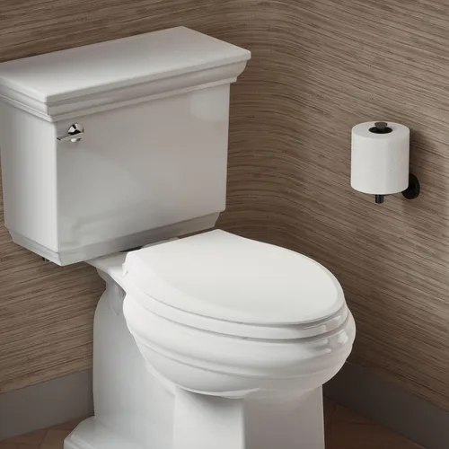 Miniatura 3 de KOHLER 4636-RL-0 Cachet ReadyLatch - Asiento de inodoro alargado con cierre lento, asiento de inodoro de cierre suave con tapa silenciosa, topes