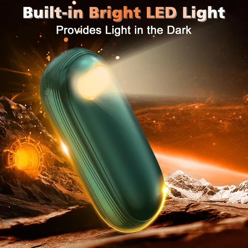 Miniatura 5 de Calentadores de Manos Recargables - Calentadores de Manos Eléctricos Paquete de 2 con Calefacción de Doble Cara para 15Hrs de Calor, Pantalla LED