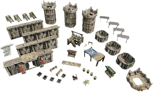 Miniatura 9 de Battle Systems BSTFWA005 Río y Carreteras Escenas Modulares de Fantasía - Perfecto para Juegos de Rol y Wargames - Terreno de Mesa Multinivel