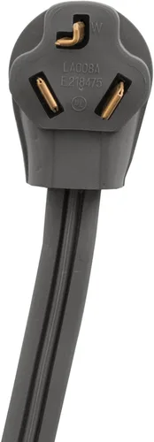 Miniatura 5 de Certified Appliance Accessories Cable de alimentación para electrodomésticos de 30 amperios, cable de secado de 3 puntas, 3 cables con conectores
