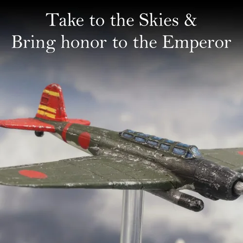 Miniatura 6 de Wargames Delivered - Warlord Games Blood Red Skies - Aichi D3A 'Val' & Nakajima B5N 'Kate' Escuadrón Escala 1/200, Kit de avión modelo para el juego