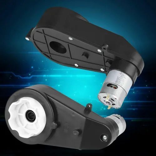 Miniatura 6 de Reemplazo del motor de caja de cambios eléctrica de 12 V, RS390 RS550, transmisión de CC de alto par para montar en autos de juguete, engranajes